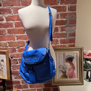 Marc by Marc Jacobs Marine Blue Crossbody Bag with Adjustable Strap
